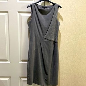 Boss by Hugo Boss size 2 gray wool sheath